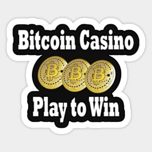 Bitcoin Bull Run Casino Sticker